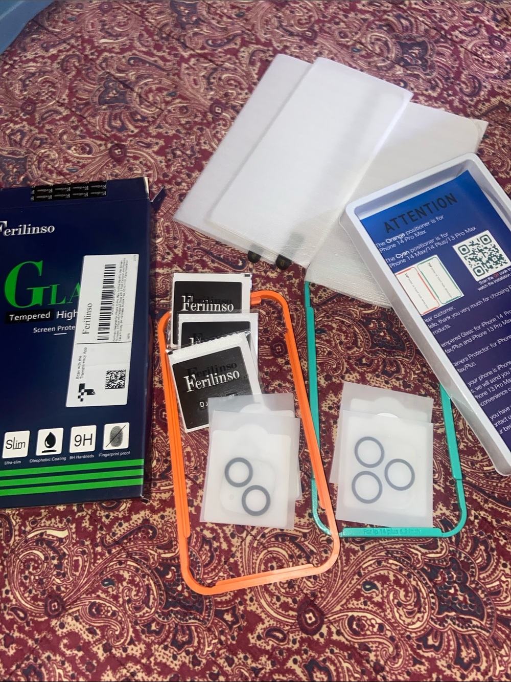 iPhone 13 Pro Max/ 14 Plus Max 

Screen Protector Installation Kit